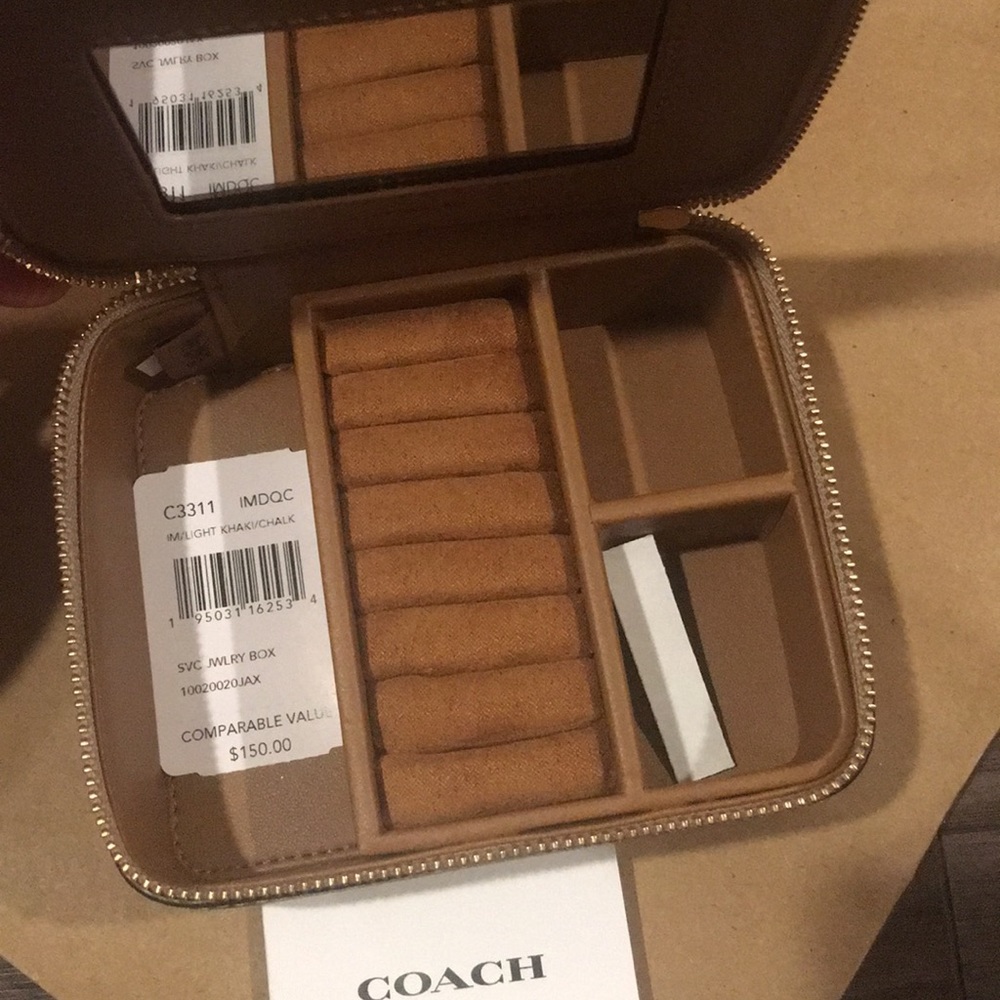 Authentic Coach Jewelry case